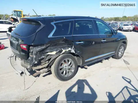 2014 Infiniti Qx60 VIN 5N1AL0MM4EC502665 фото 4