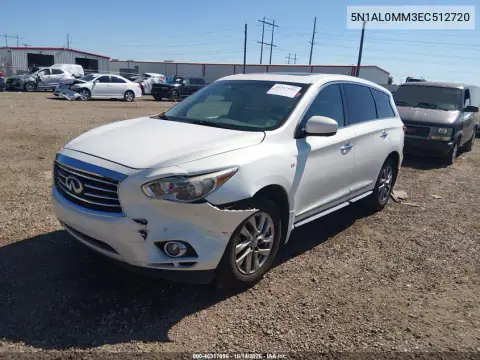 5N1AL0MM3EC512720 — 2014 Infiniti QX60, фото 3 с аукциона IAAI, Передняя часть