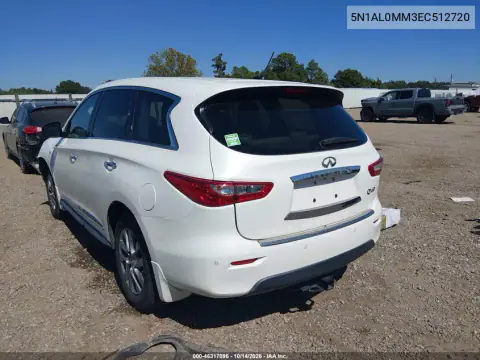 5N1AL0MM3EC512720 — 2014 Infiniti QX60, фото 4 с аукциона IAAI, Передняя часть