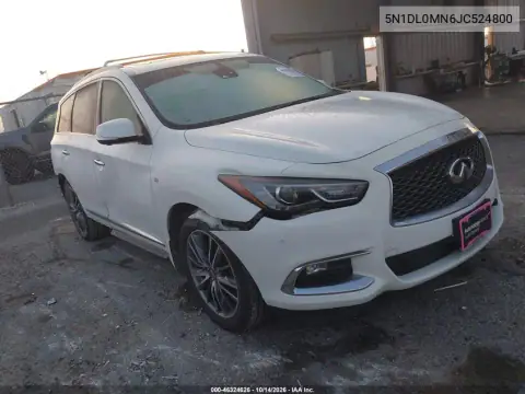 5N1DL0MN6JC524800 — 2018 Infiniti QX60, Задняя часть, фото до ремонта