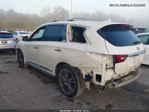 5N1DL0MN6JC524800 — 2018 Infiniti QX60, фото 4 с аукциона IAAI, Задняя часть