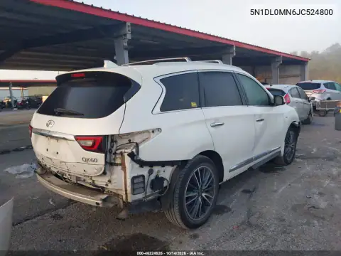 5N1DL0MN6JC524800 — 2018 Infiniti QX60, фото 5 с аукциона IAAI, Задняя часть