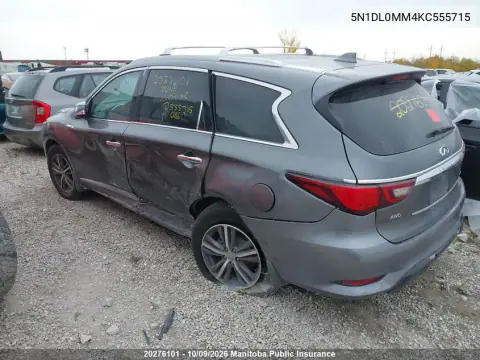 2019 Infiniti Qx60 Pure VIN 5N1DL0MM4KC555715 фото 3