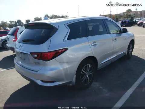 2019 Infiniti Qx60 Pure VIN 5N1DL0MN0KC548365 фото 4