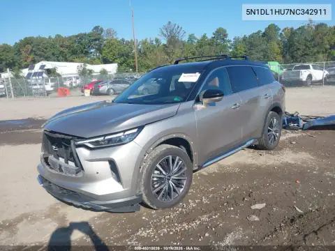 5N1DL1HU7NC342911 — 2022 Infiniti QX60, фото 3 с аукциона IAAI, Повреждения со всех сторон