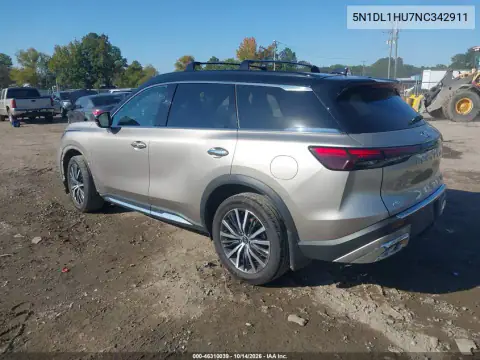 5N1DL1HU7NC342911 — 2022 Infiniti QX60, фото 4 с аукциона IAAI, Повреждения со всех сторон