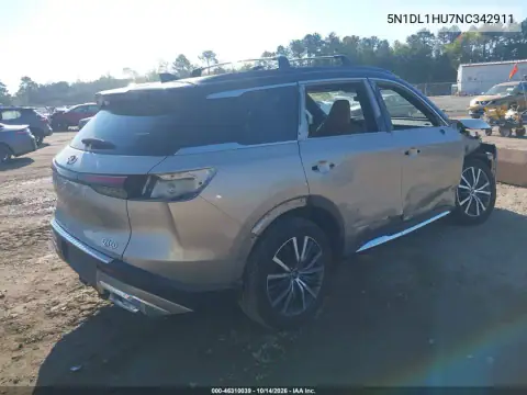 5N1DL1HU7NC342911 — 2022 Infiniti QX60, фото 5 с аукциона IAAI, Повреждения со всех сторон
