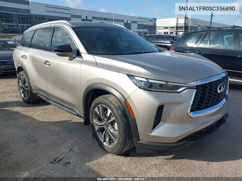 5N1AL1FR0SC356890 — 2025 Infiniti QX60, фото 2 с аукциона IAAI, Задняя часть