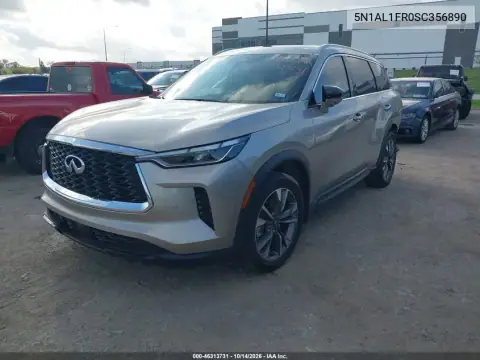 5N1AL1FR0SC356890 — 2025 Infiniti QX60, фото 3 с аукциона IAAI, Задняя часть