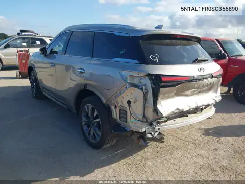5N1AL1FR0SC356890 — 2025 Infiniti QX60, фото 4 с аукциона IAAI, Задняя часть