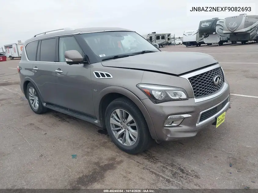 JN8AZ2NEXF9082693 — 2015 Infiniti QX80, фото 2 с аукциона IAAI, Левый бок