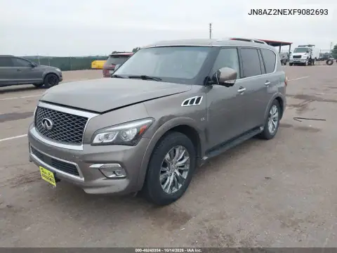 JN8AZ2NEXF9082693 — 2015 Infiniti QX80, фото 3 с аукциона IAAI, Левый бок