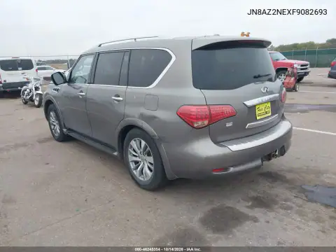 JN8AZ2NEXF9082693 — 2015 Infiniti QX80, фото 4 с аукциона IAAI, Левый бок