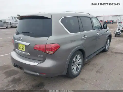 JN8AZ2NEXF9082693 — 2015 Infiniti QX80, фото 5 с аукциона IAAI, Левый бок