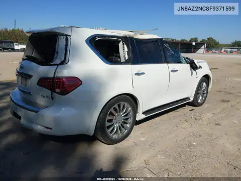 2015 Infiniti Qx80 VIN JN8AZ2NC8F9371599 фото 4