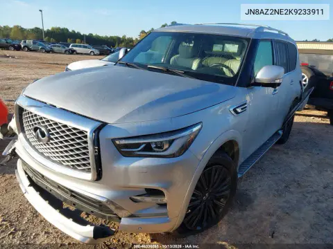 2019 Infiniti Qx80 Limited VIN JN8AZ2NE2K9233911 фото 2