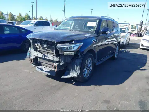 2021 Infiniti Qx80 Luxe Awd VIN JN8AZ2AE5M9269679 фото 3