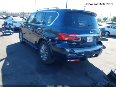 2021 Infiniti Qx80 Luxe Awd VIN JN8AZ2AE5M9269679 фото 4