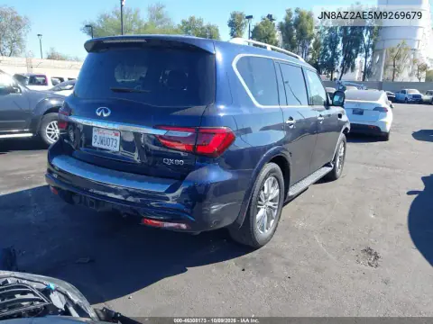 2021 Infiniti Qx80 Luxe Awd VIN JN8AZ2AE5M9269679 фото 5