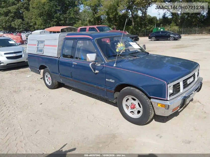 1987 Isuzu Pup Space Cab VIN JAACL16L0H0721238 фото 2