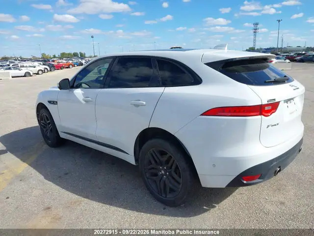 SADCL2BV0HA494380 — 2017 Jaguar F-Pace R-Sport 35T, фото 3 с аукциона IAAI 29.09.2026, Правый бок