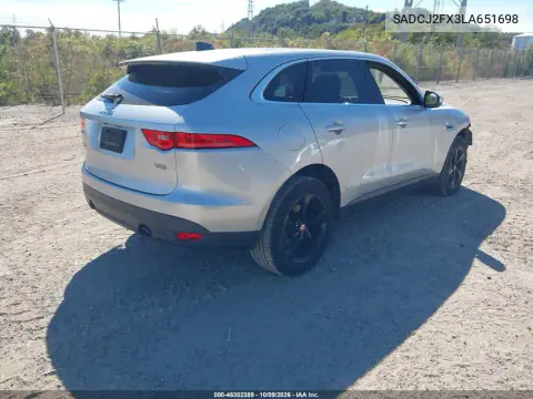 2020 Jaguar F-Pace Premium P250 Awd Automatic VIN SADCJ2FX3LA651698 фото 5