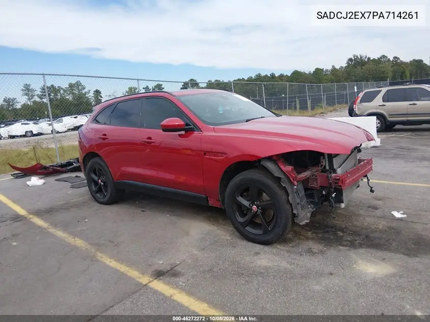 2023 Jaguar F-Pace S P250 Awd Automatic VIN SADCJ2EX7PA714261 фото 2