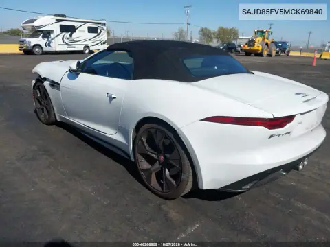 2021 Jaguar F-Type R-Dynamic Awd Automatic VIN SAJD85FV5MCK69840 фото 4