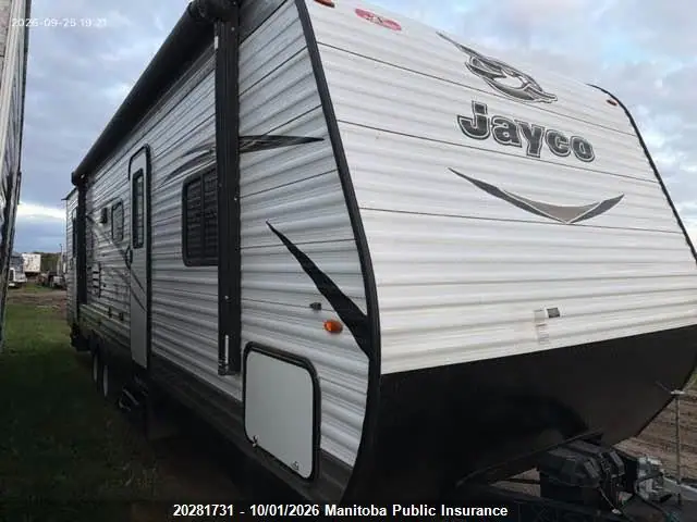 1UJBJ0BR6J17X0457 — 2018 Jayco Jayco, Град (Hail), фото до ремонта