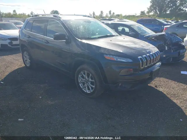 1C4PJMCSXFW754450 — 2015 Jeep Cherokee North, Передняя часть (Front), фото до ремонта