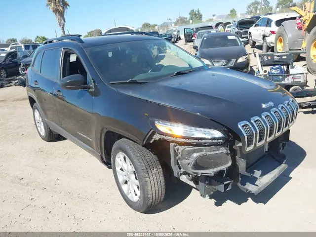 1C4PJLAB5HW547612 — 2017 Jeep Cherokee Sport FWD, Не указано (Unknown), фото до ремонта