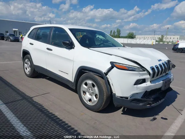 2016 Jeep Cherokee Sport VIN 1C4PJLABXGW201537 фото 1