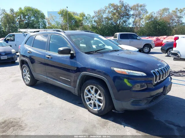 2016 Jeep Cherokee Sport VIN 1C4PJLAB4GW307935 фото 1
