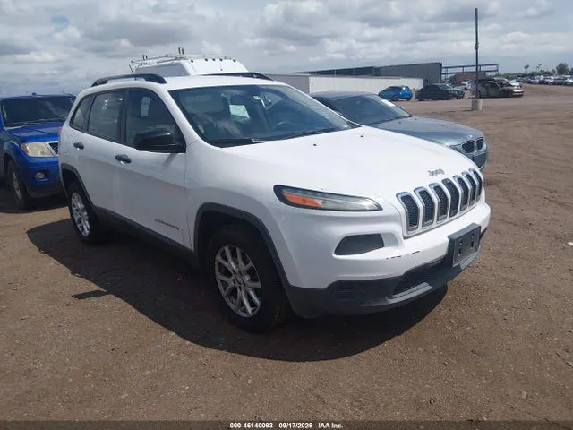2016 Jeep Cherokee Sport VIN 1C4PJLAB1GW125822 фото 1