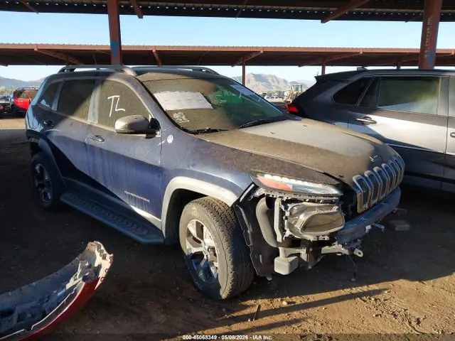 1C4PJMBS1GW122939 — 2016 Jeep Cherokee Trailhawk, Передняя часть (Front & Rear), фото до ремонта
