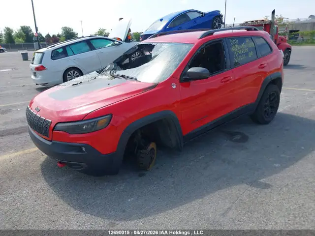 1C4PJMBX2KD443159 — 2019 Jeep Cherokee Trailhawk, фото 2 с аукциона IAAI 13.10.2026, Кузов