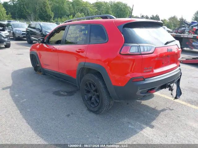 1C4PJMBX2KD443159 — 2019 Jeep Cherokee Trailhawk, фото 3 с аукциона IAAI 13.10.2026, Кузов
