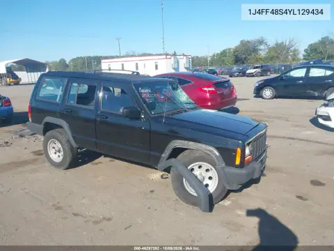 1J4FF48S4YL129434 — 2000 Jeep Cherokee, Повреждения со всех сторон, фото до ремонта