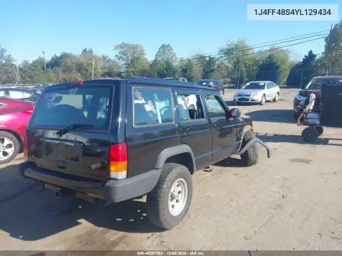 2000 Jeep Cherokee Sport VIN 1J4FF48S4YL129434 фото 4