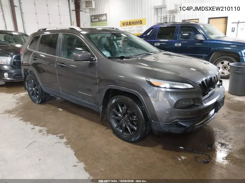 2014 Jeep Cherokee Limited VIN 1C4PJMDSXEW210110 фото 2