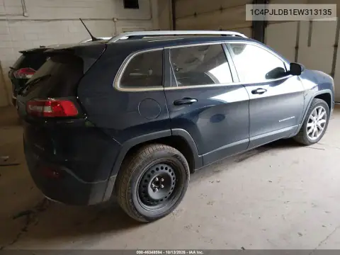 1C4PJLDB1EW313135 — 2014 Jeep Cherokee, Естественный износ, фото до ремонта