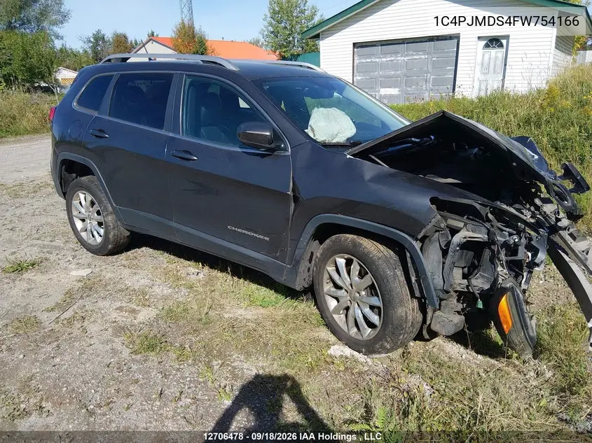 2015 Jeep Cherokee VIN 1C4PJMDS4FW754166 фото 1