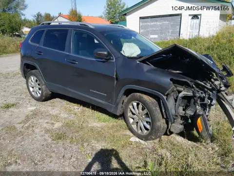 1C4PJMDS4FW754166 — 2015 Jeep Cherokee, Передняя часть, фото до ремонта