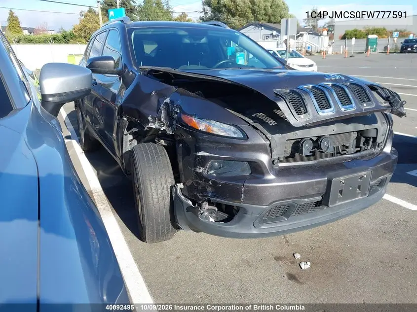 2015 Jeep Cherokee Latitude VIN 1C4PJMCS0FW777591 фото 1