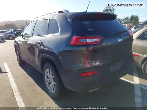 2015 Jeep Cherokee Latitude VIN 1C4PJMCS0FW777591 фото 3