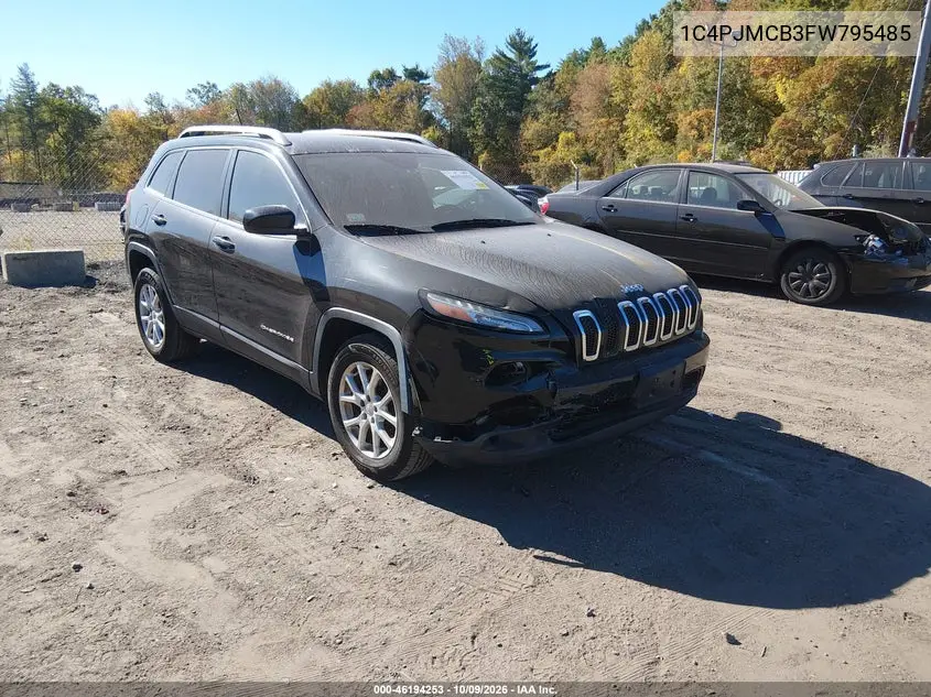 2015 Jeep Cherokee Latitude VIN 1C4PJMCB3FW795485 фото 2