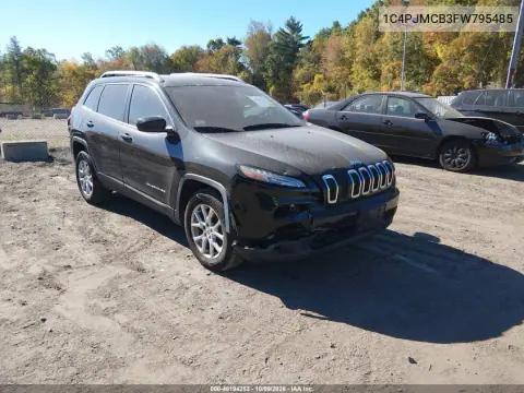 1C4PJMCB3FW795485 — 2015 Jeep Cherokee, Передняя часть, фото до ремонта