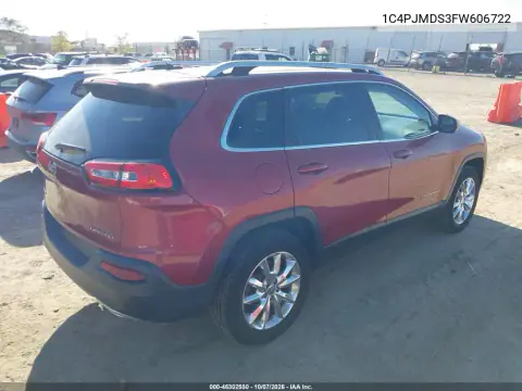 2015 Jeep Cherokee Limited VIN 1C4PJMDS3FW606722 фото 5