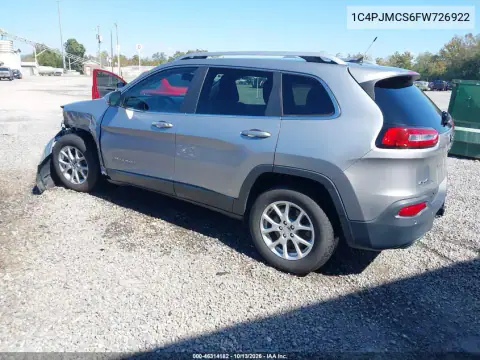 1C4PJMCS6FW726922 — 2015 Jeep Cherokee, фото 4 с аукциона IAAI, Передний левый