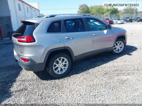 1C4PJMCS6FW726922 — 2015 Jeep Cherokee, фото 5 с аукциона IAAI, Передний левый